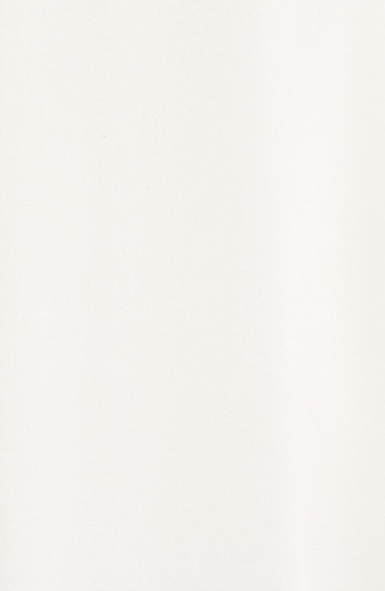 Vince V-Neck Stretch Silk Blouse, Alternate, color, 