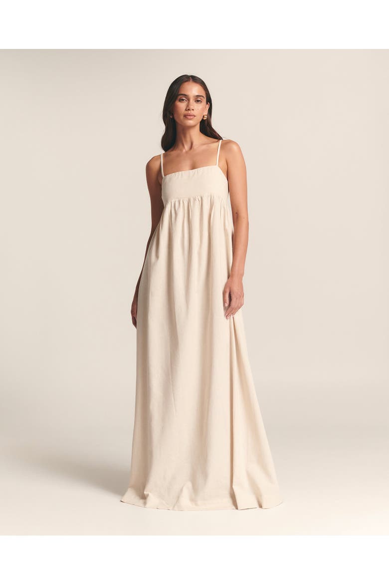 Aster Maxi Dress, Alternate, color, Natural