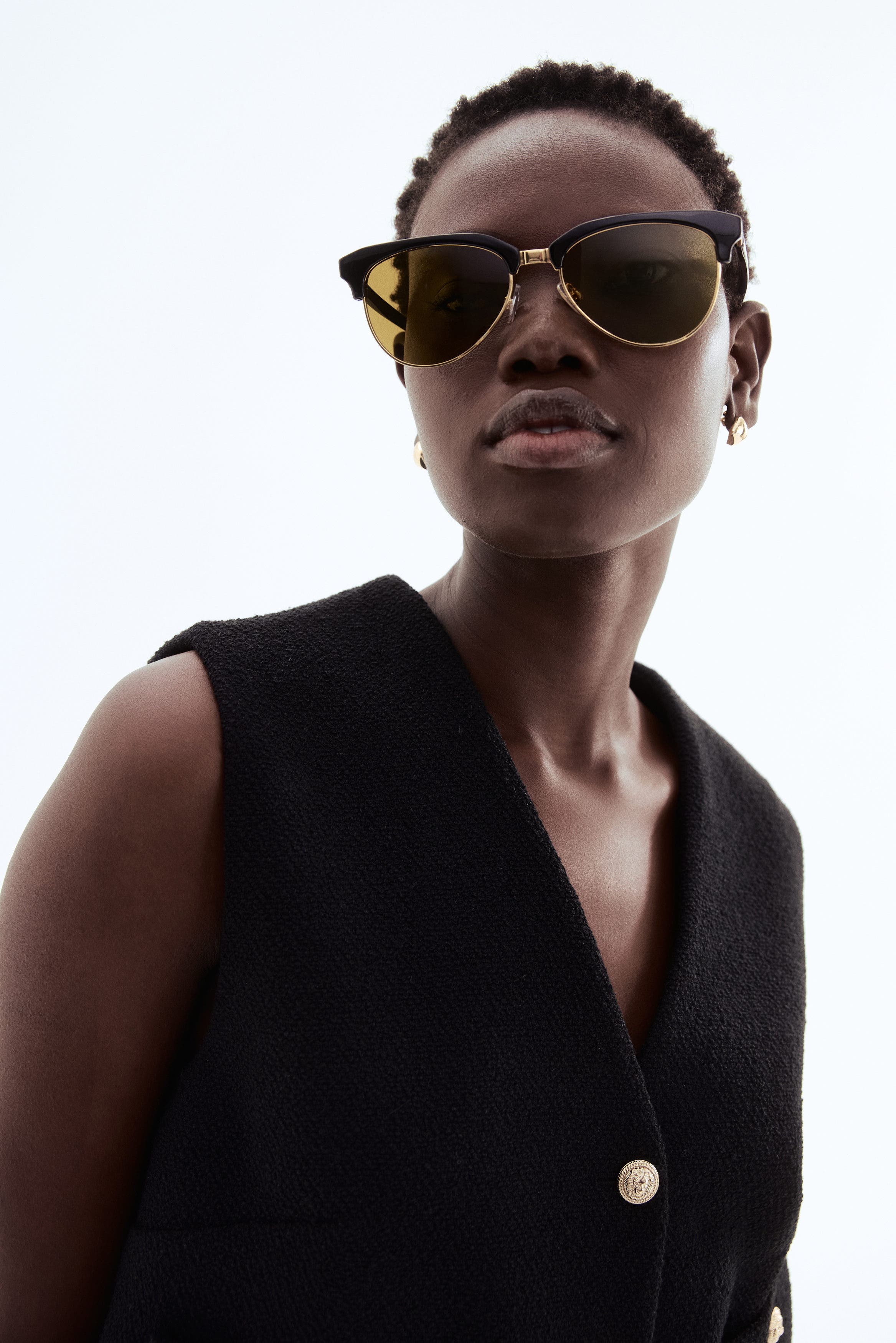 H&M Polarised Sunglasses, Alternate, color, Black