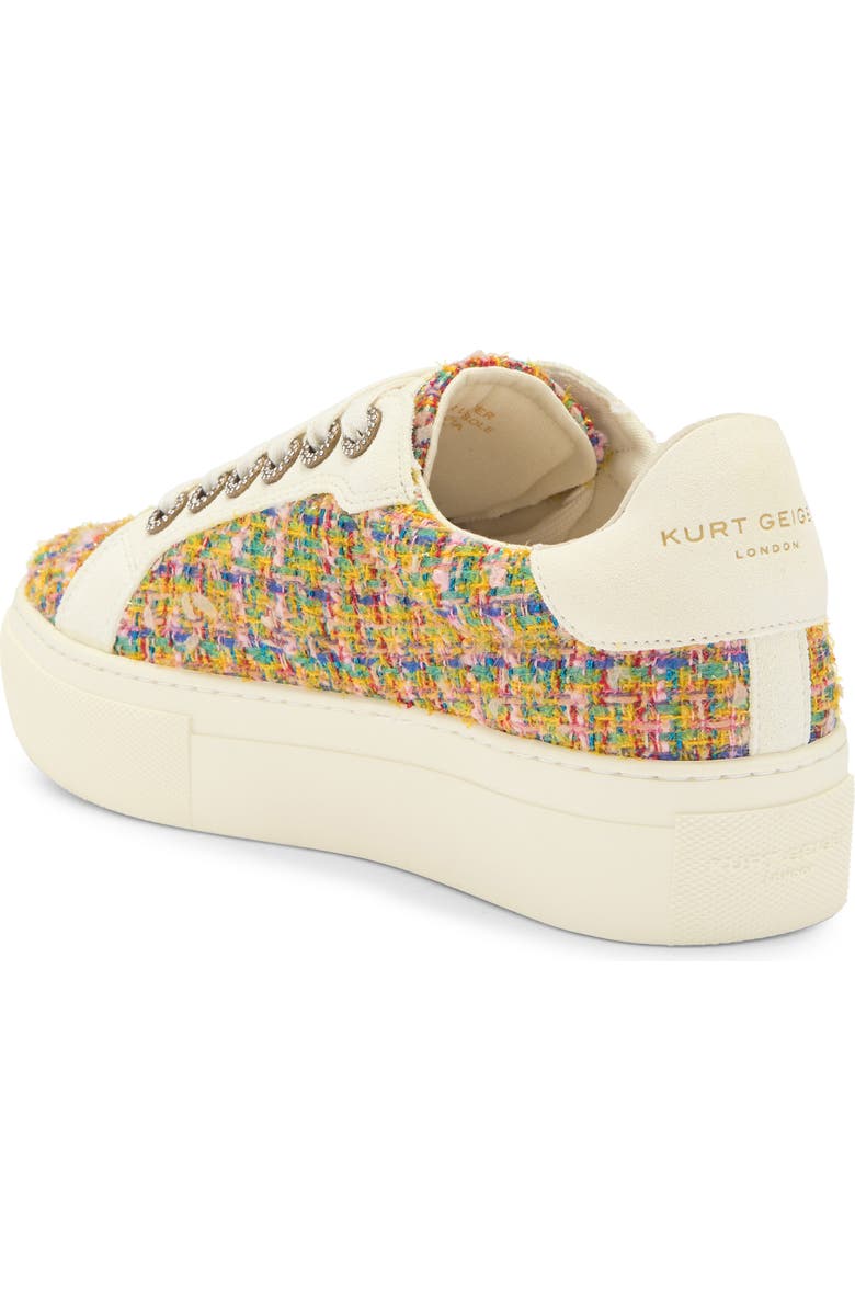 Kurt Geiger London Greenwich Jewel Platform Sneaker, Alternate, color, Ivory Multi
