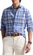 Polo Ralph Lauren Plaid Classic Fit Oxford Button-Up Shirt