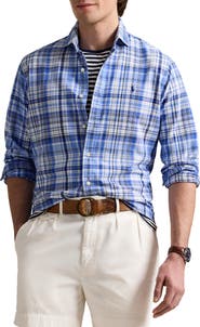 Polo Ralph Lauren Plaid Classic Fit Oxford Button-Up Shirt