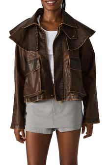 Steve Madden Vavara Faux Leather Jacket