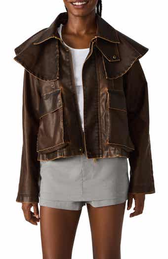 Steve Madden Vavara Faux Leather Jacket