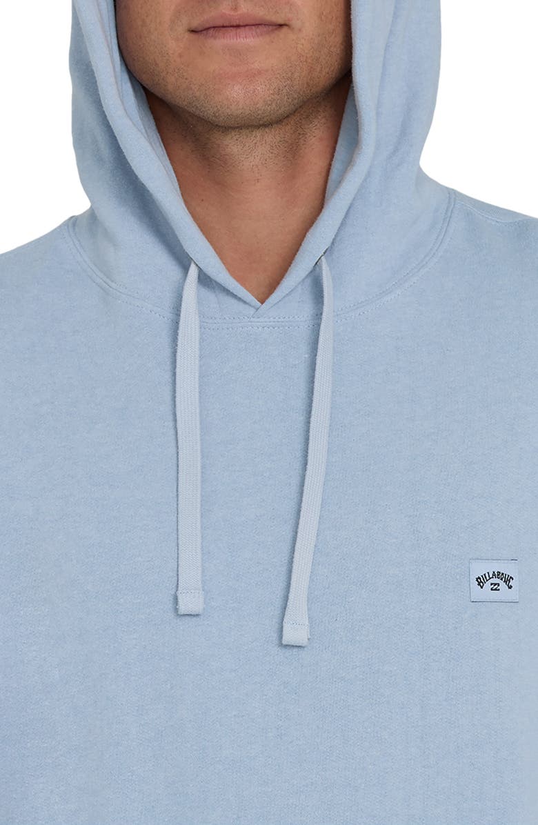 Billabong All Day Pullover Hoodie, Alternate, color, Blue Fog