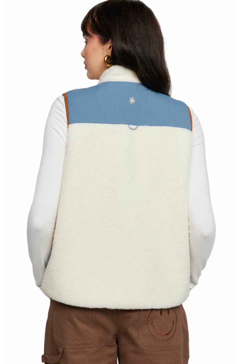 Smiley Mitten Vest, Alternate, color, NATURAL