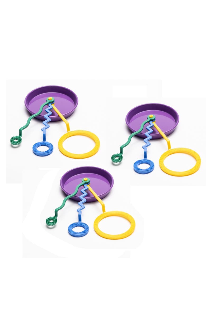 Atomic Bubbles Triwand Bubble Pan Sets 3 Pack Bubble Toy, Main, color, Multicolored