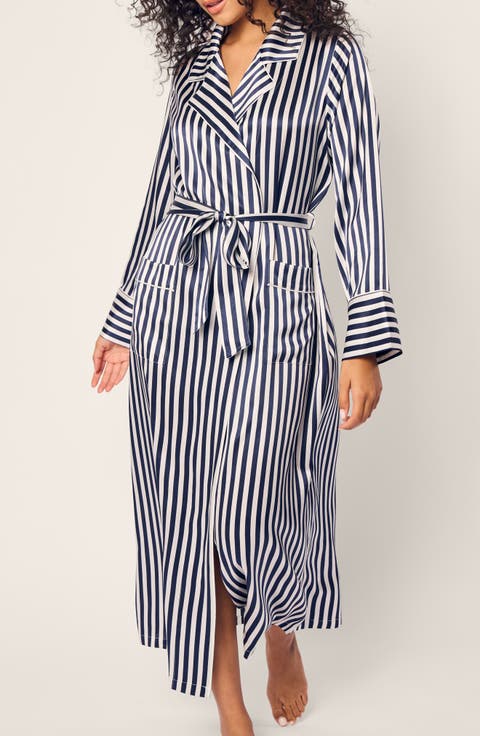 Bengal Stripe Silk Robe