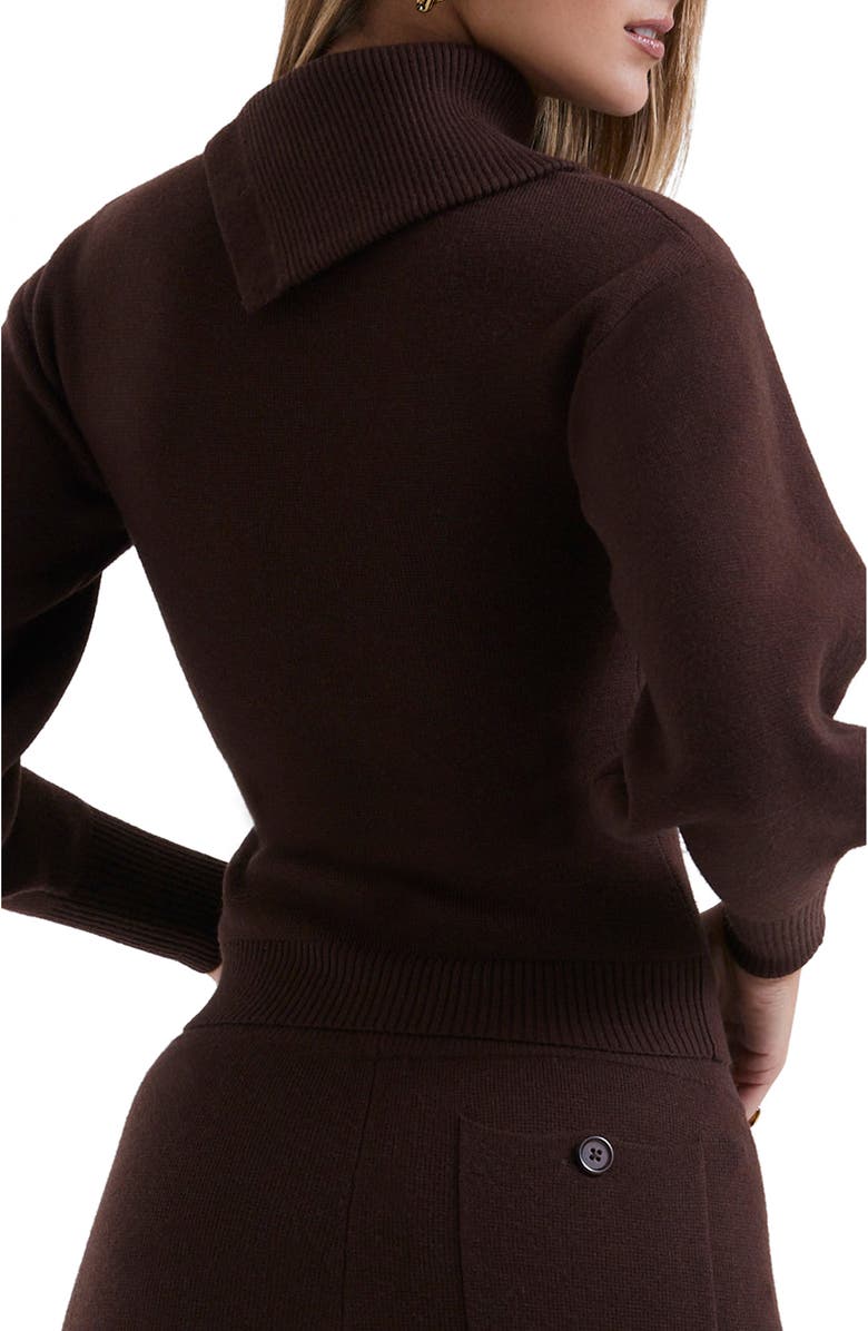 HOUSE OF CB Adelita Split Cowl Neck Sweater, Alternate, color,