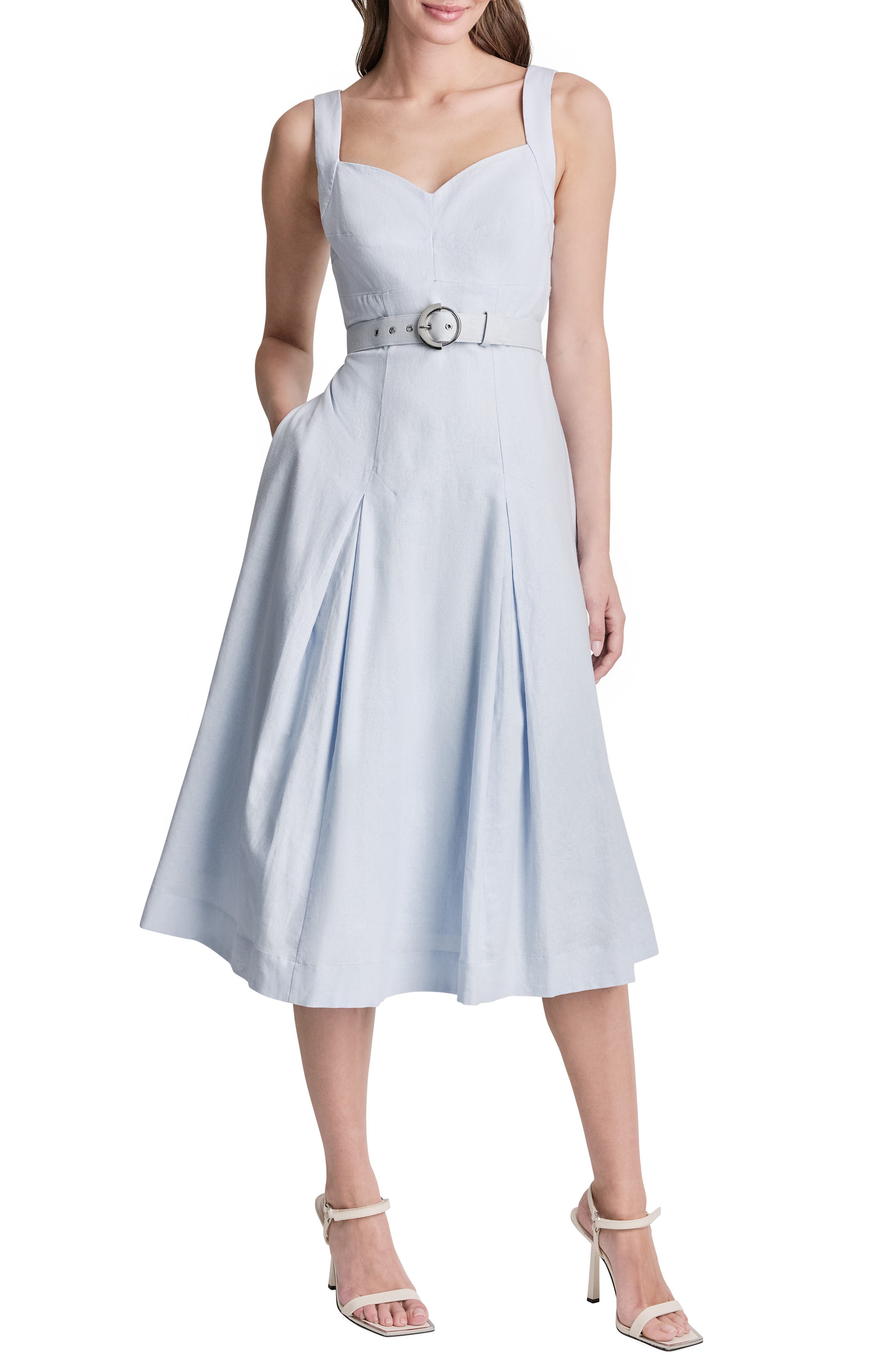 Strapless Midi Dress