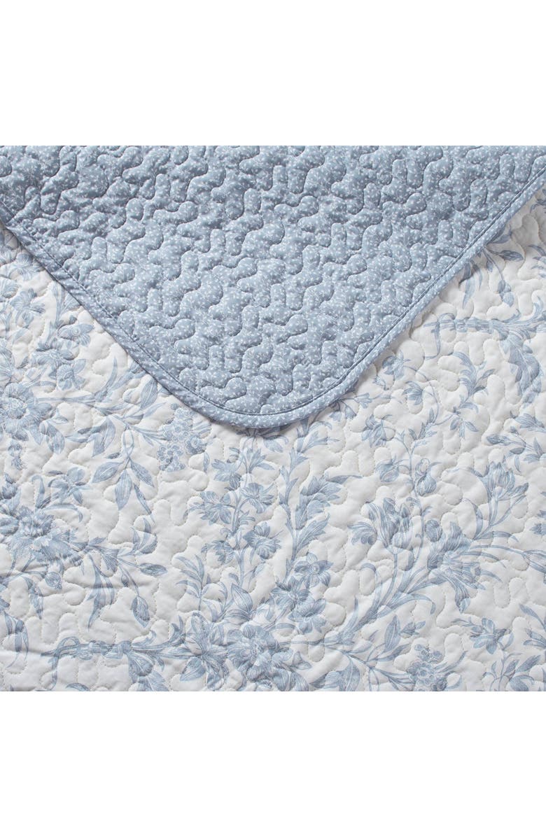 Laura Ashley Amberley Quilt Set, Alternate, color, Soft Blue