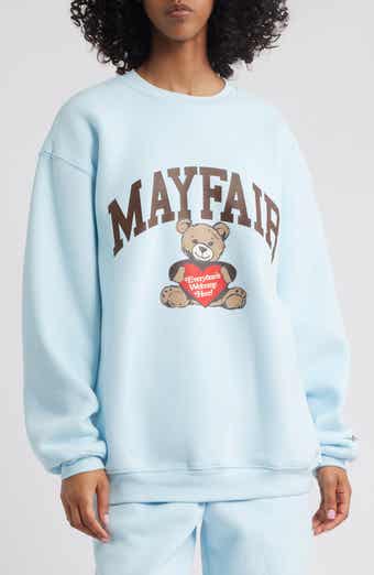 THE MAYFAIR GROUP Bear Fleece Graphic Sweatshirt