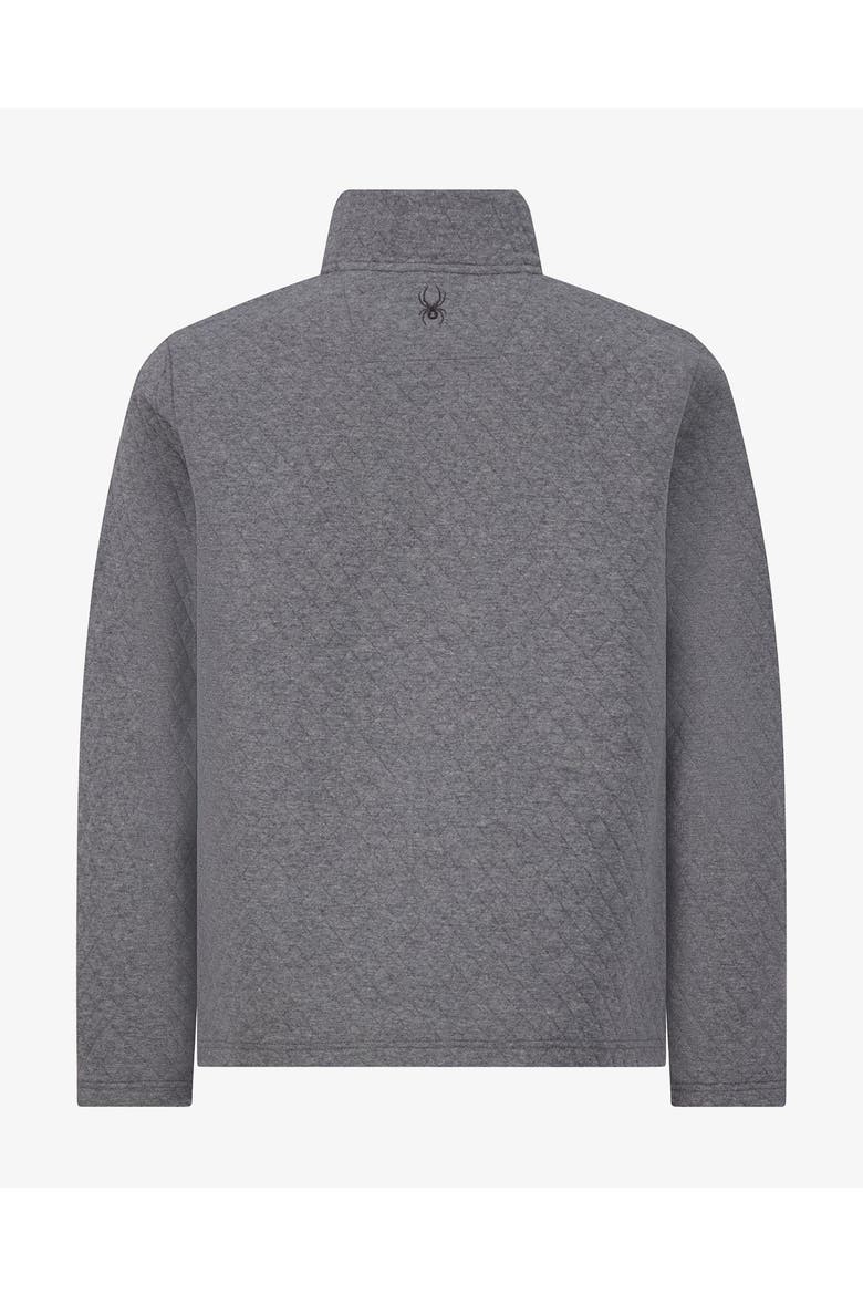 Men Quilt Quarter Zip, Alternate, color, Grey