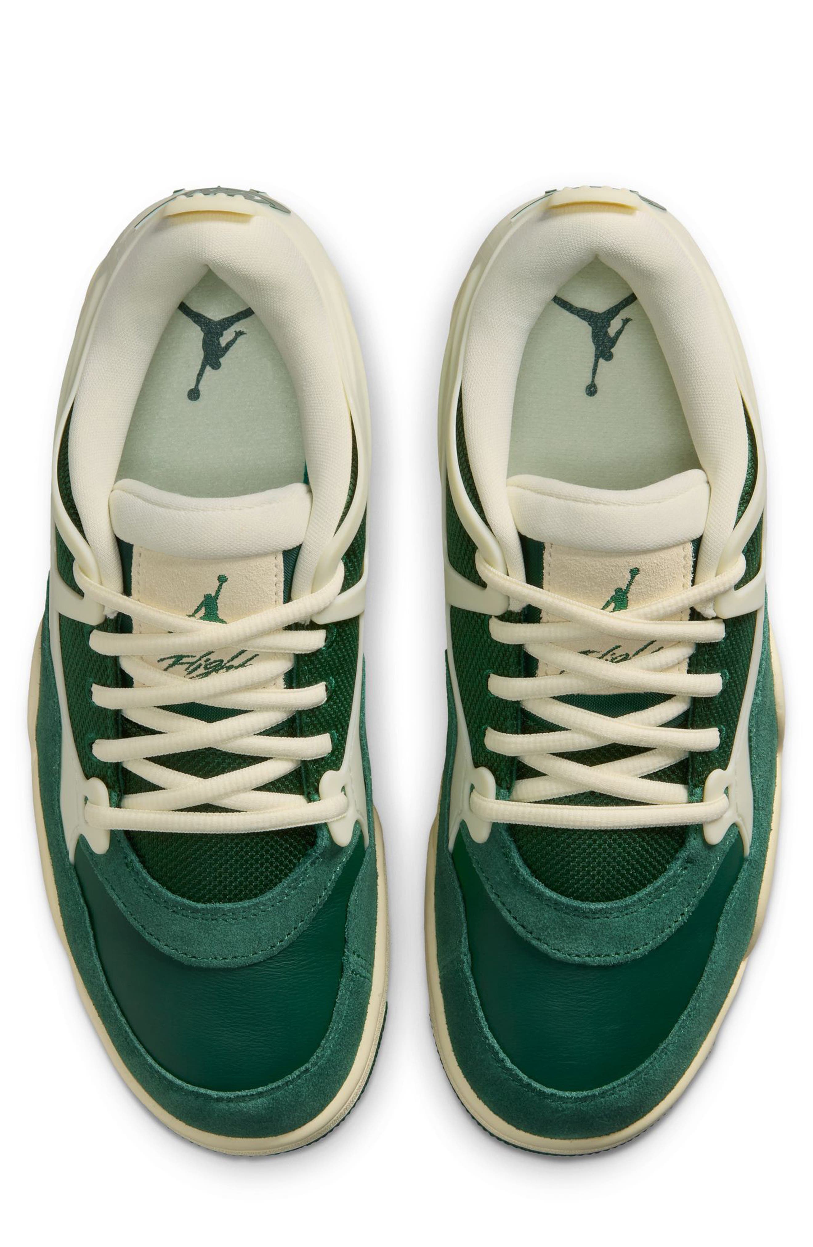 Jordan Air Jordan 4RM Sneaker, Alternate, color, Fir/ Coconut Milk/ Malachite
