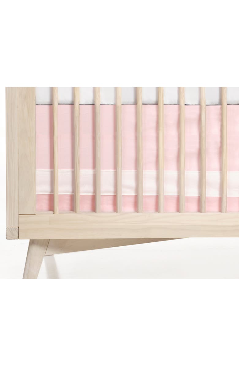 Oilo Flamingo Cuddle Blanket, Crib Skirt & Crib Sheet Set, Alternate, color, 