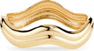 Open Edit Polished Wavy Hinge Bracelet