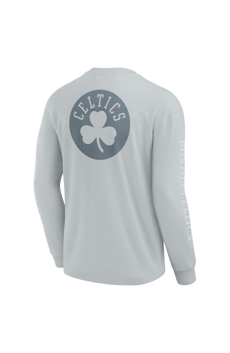 FANATICS Men's Fanatics Gray Boston Celtics Elements Strive Long Sleeve T-Shirt, Alternate, color, Gray