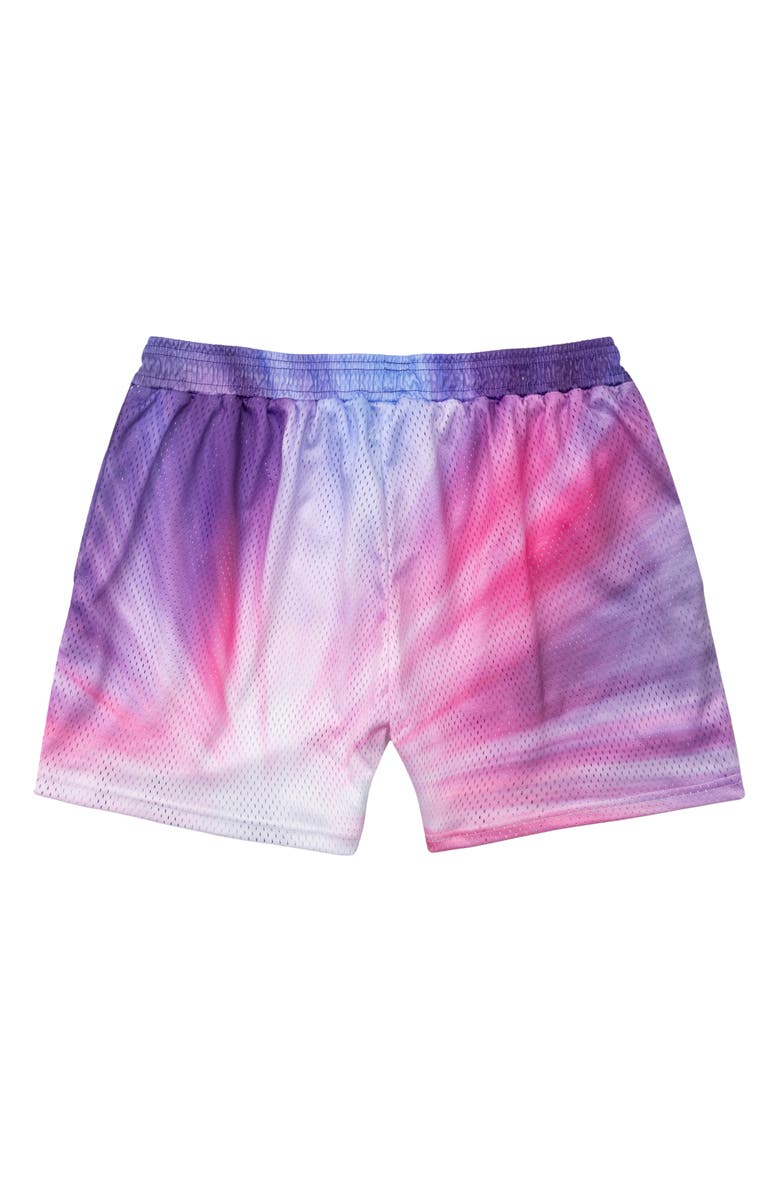 OVERTIME Motion Blur Mesh Shorts, Alternate, color, Pink