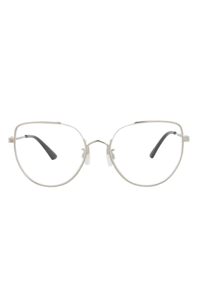 McQueen 55mm Cat Eye Optical Glasses, Main, color,