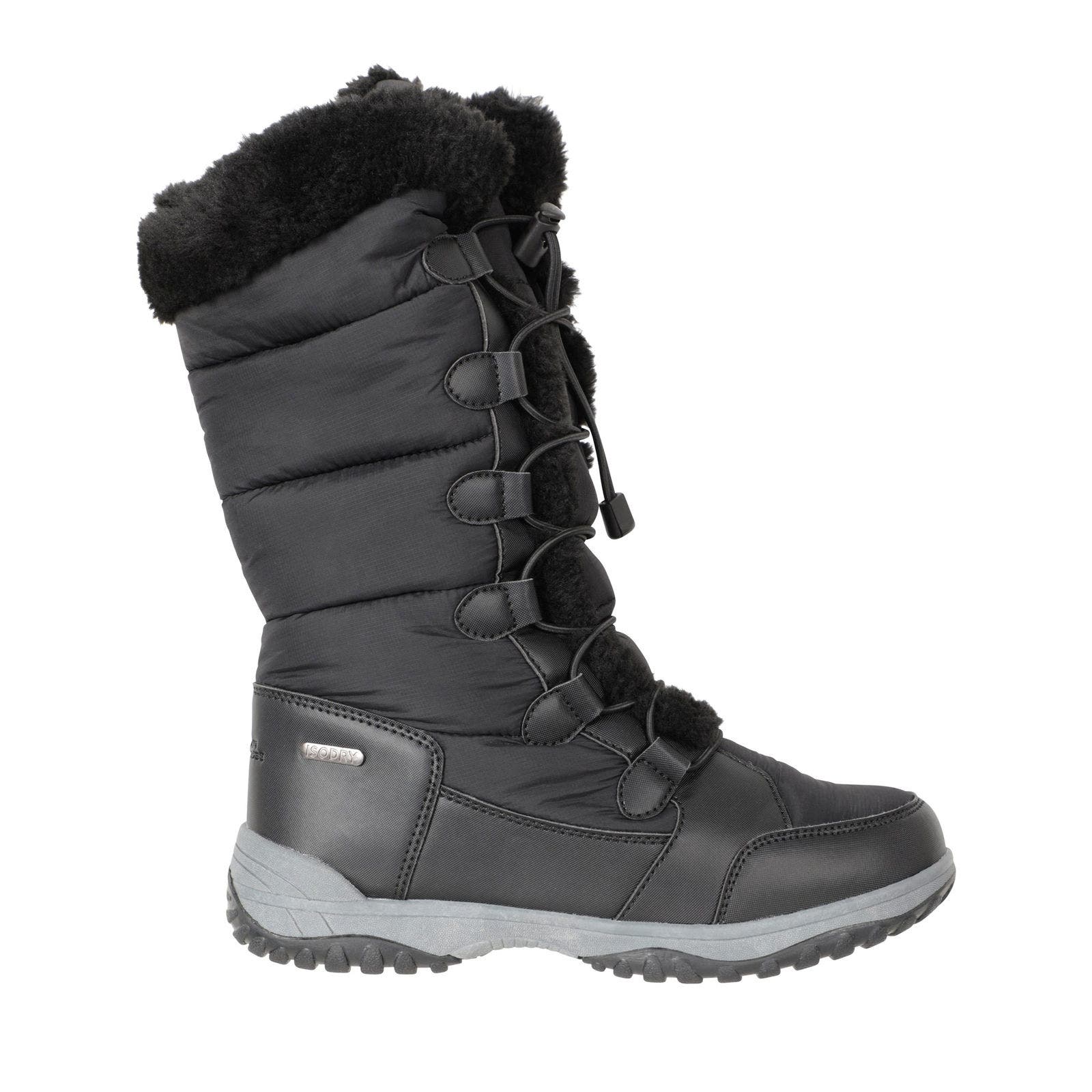 Snowflake Snow Boots, Alternate, color, Black