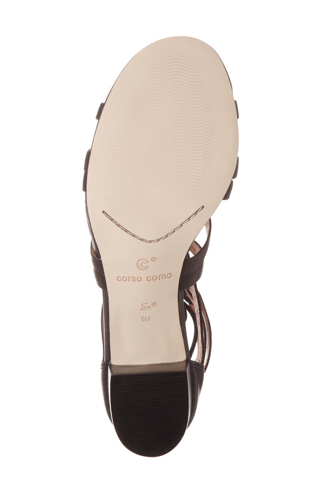 Corso Como 'Jamaica' Lace-Up Sandal, Alternate, color, 