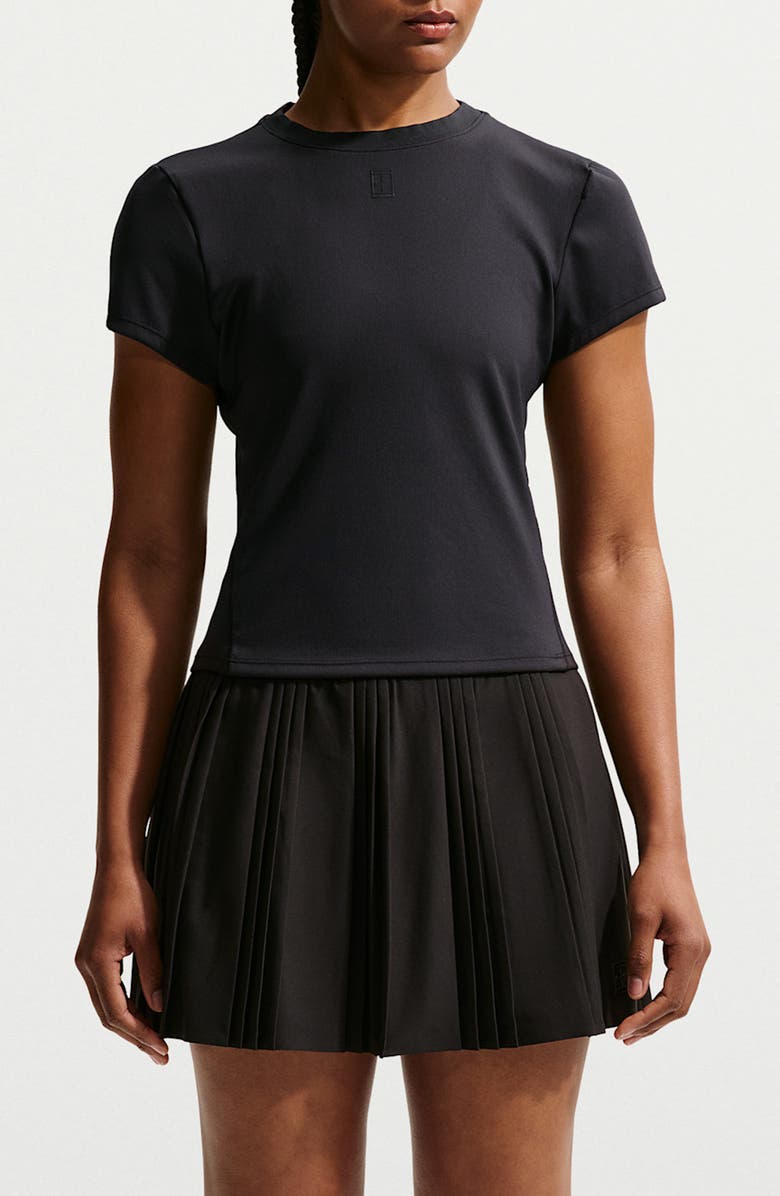 Nike Court Advantage Tennis Top, Main, color, Black/Black