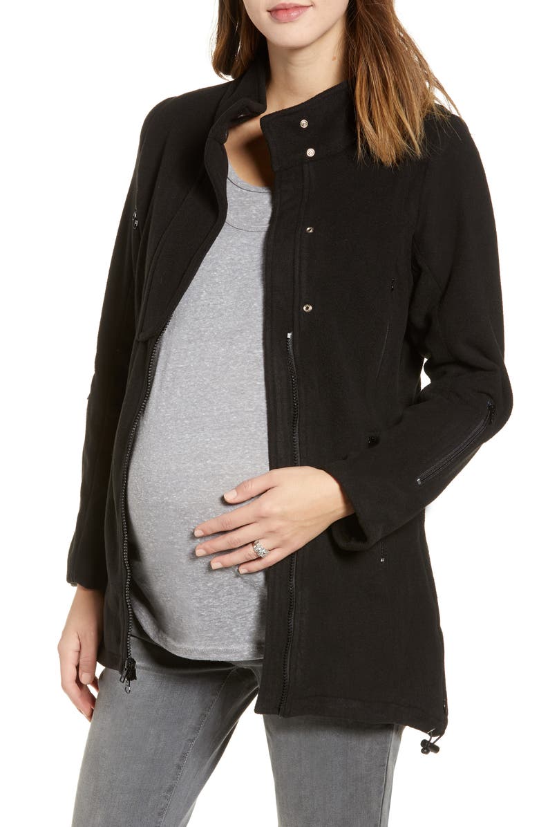 B&me Booker Maternity Coat, Alternate, color, 