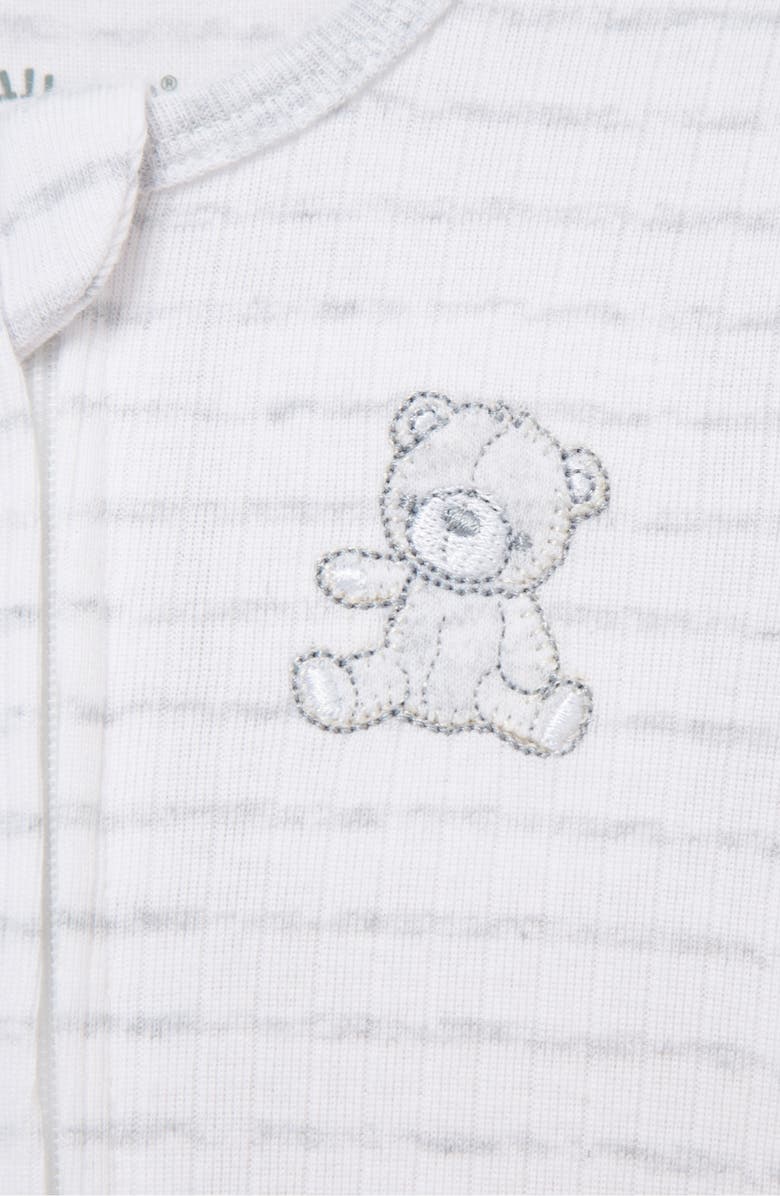 Little Me Bears Assorted 2-Pack Footies, Alternate, color, Grey