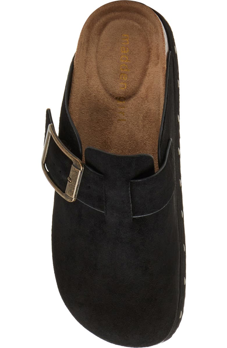 Madden Girl Luna Mule, Alternate, color, Black Fab