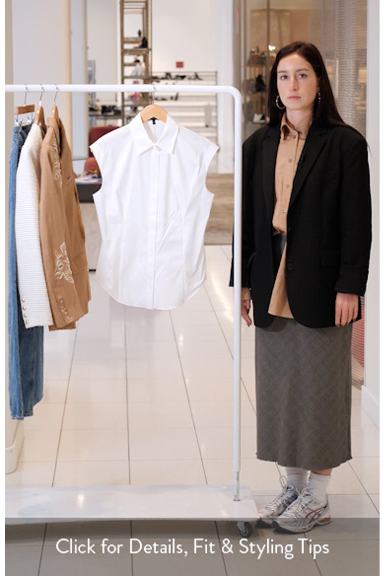 Cap Sleeve Button-Up Shirt video