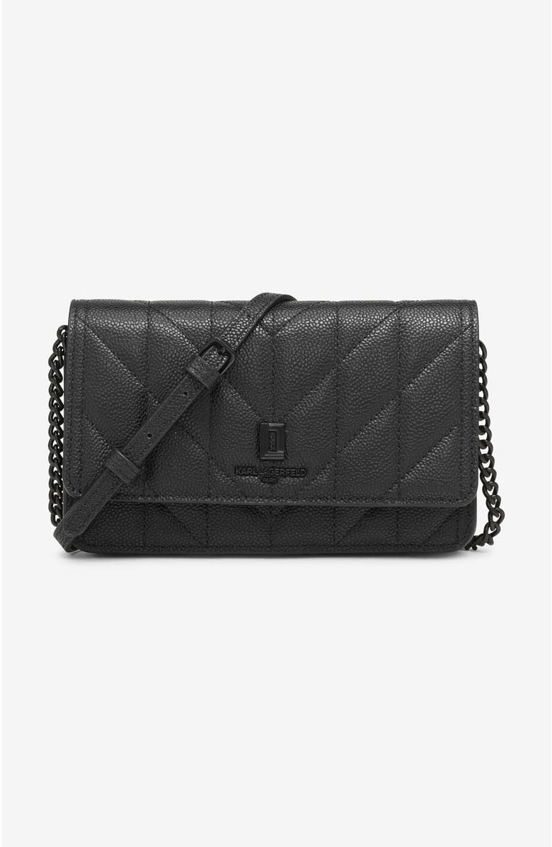 KARL LAGERFELD PARIS Lafayette Wallet on Chain, Main, color, 