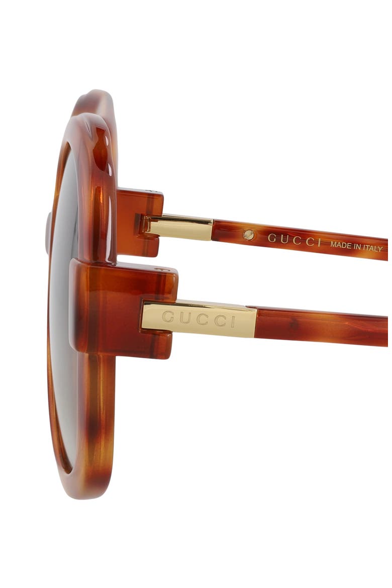 57mm Oval Fashion Sunglasses, Alternate, color, HAVANA HAVANA BROWN