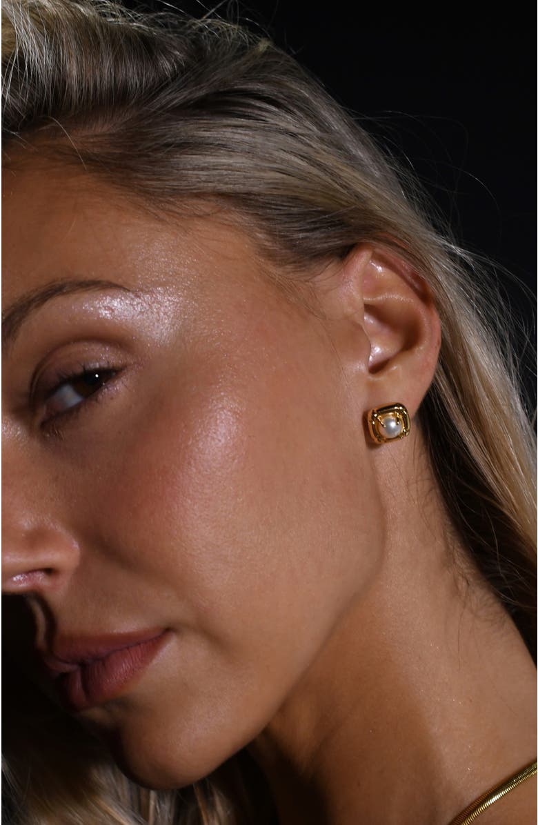 SEREIA OFFICIAL Odette Earrings, Alternate, color, Yellow Gold