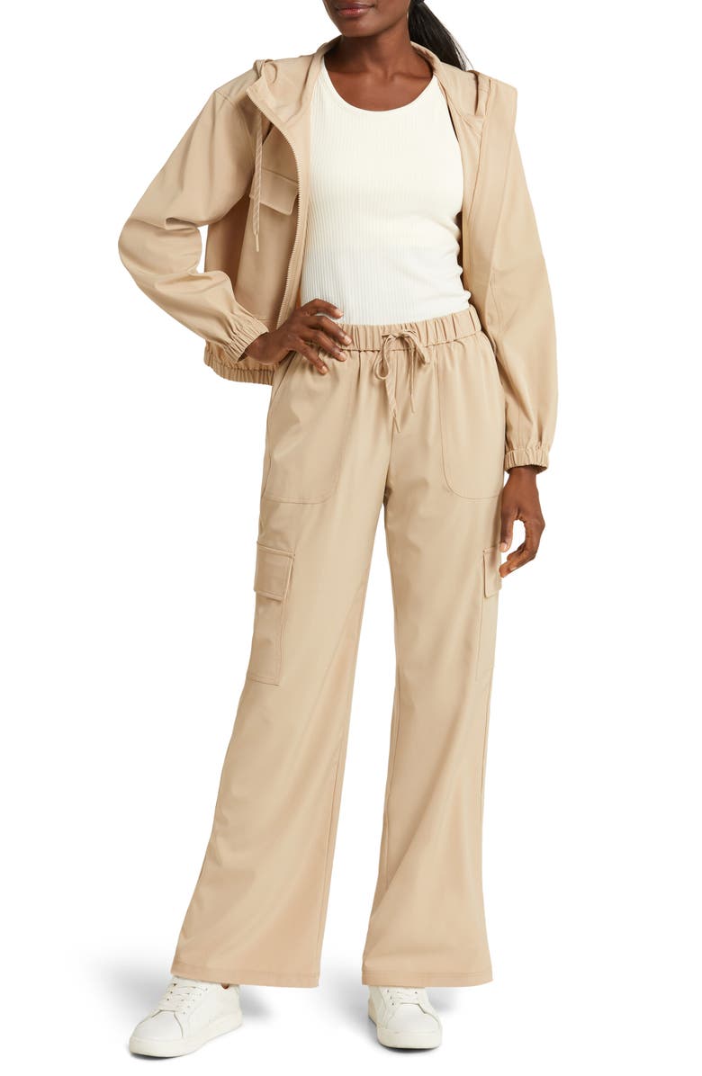 Zella Interval Utility Cargo Pants, Alternate, color, 
