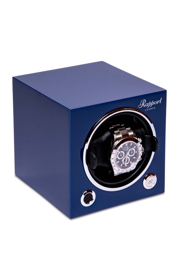 EVOLUTION SINGLE WATCH WINDER, Alternate, color, Blue