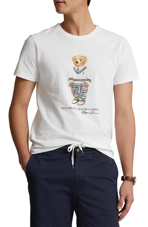 Polo Bear Cotton Jersey Graphic Tee