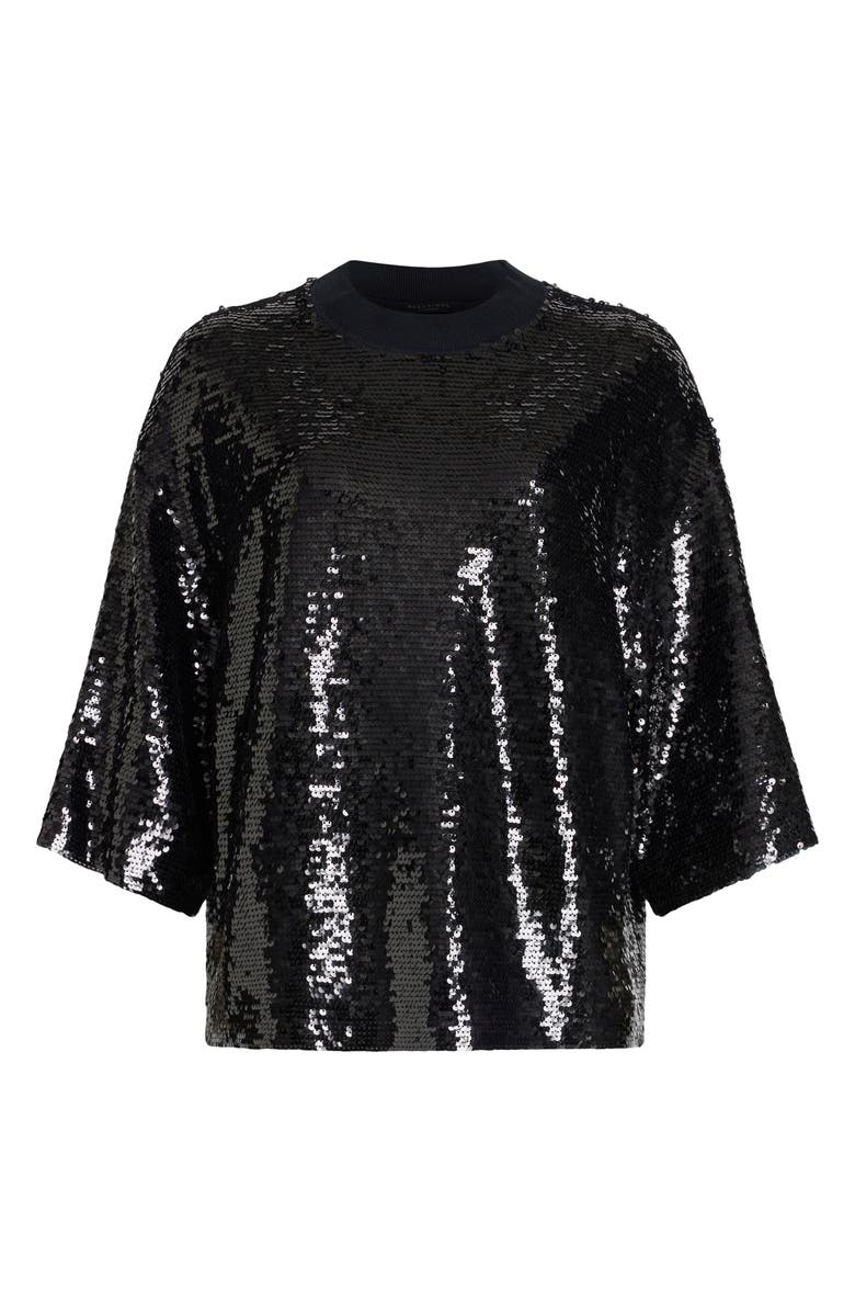 AllSaints Juela Sequin T-Shirt, Alternate, color,
