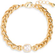 NORDSTROM RACK Cubic Zirconia Statement Bracelet