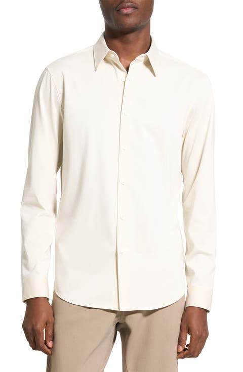 Sylvain ND Structure Knit Button-Up Shirt