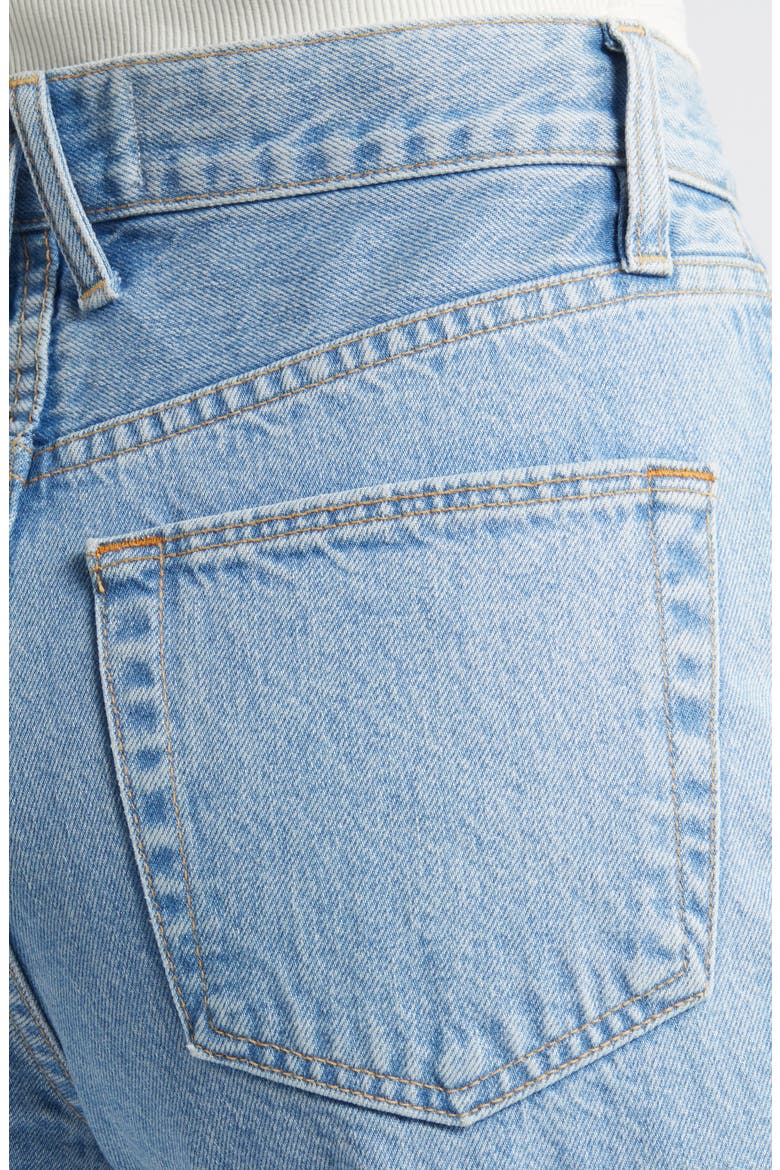 Grace High Waist Wide Leg Jeans, Alternate, color, POWDER BLU