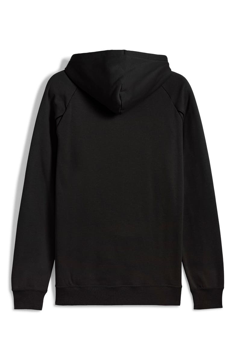 PUMA Sport Logo Hoodie, Alternate, color, Puma Black