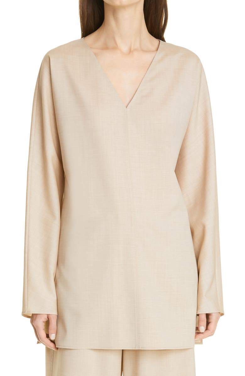 Lafayette 148 New York Thurmen Virgin Wool Tunic, Main, color,