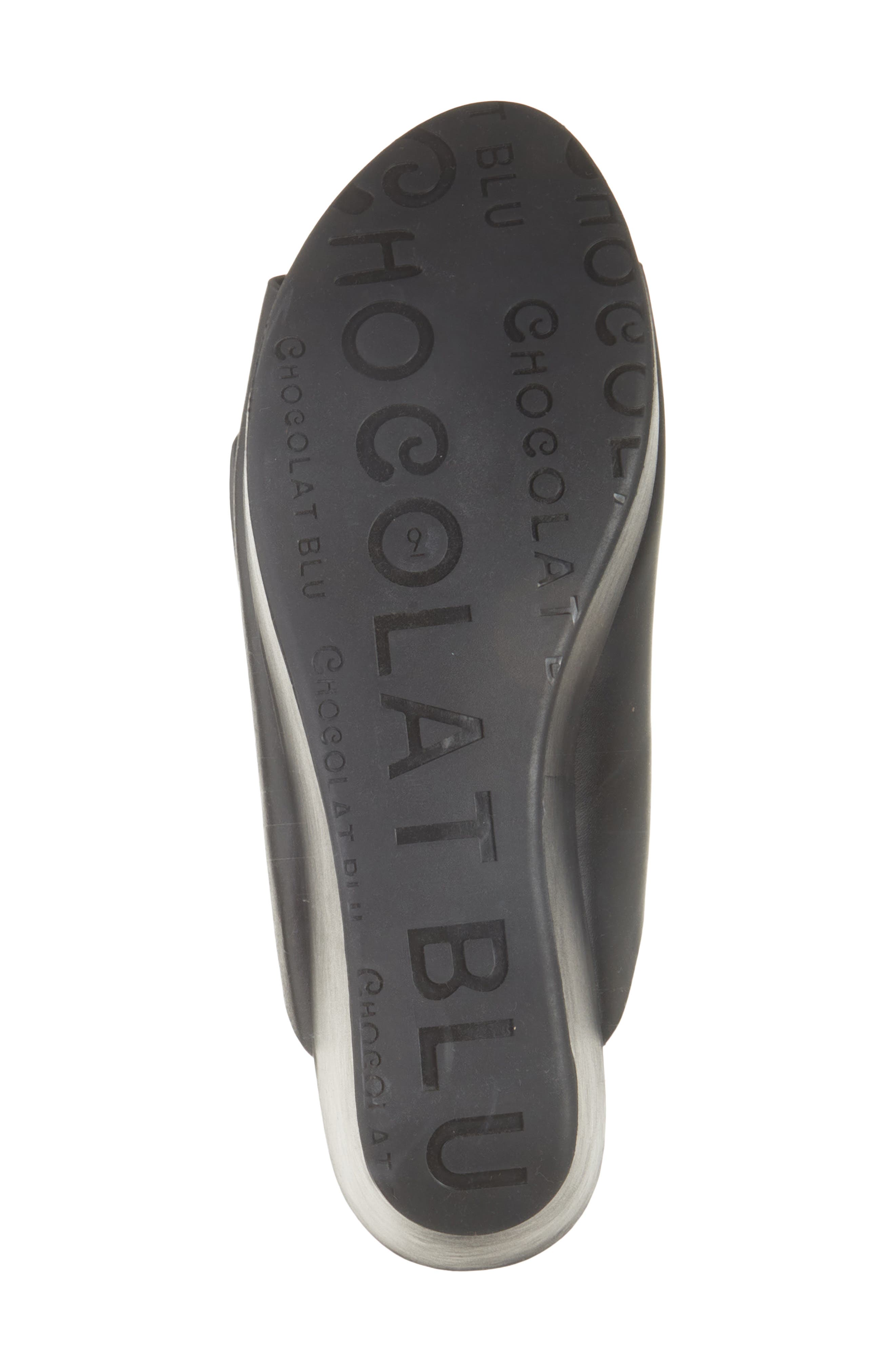 Chocolat Blu Yasha Platform Wedge Sandal, Alternate, color, Black Leather