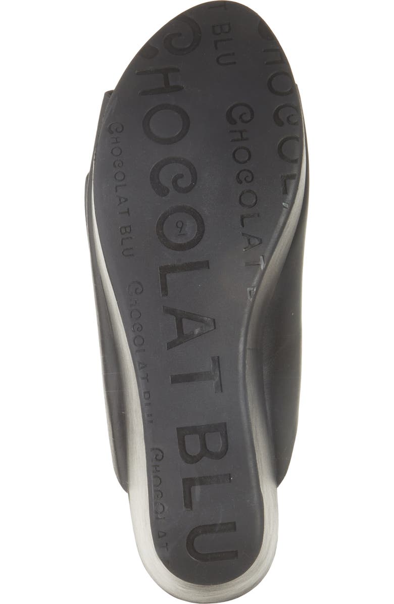Chocolat Blu Yasha Platform Wedge Sandal, Alternate, color, Black Leather