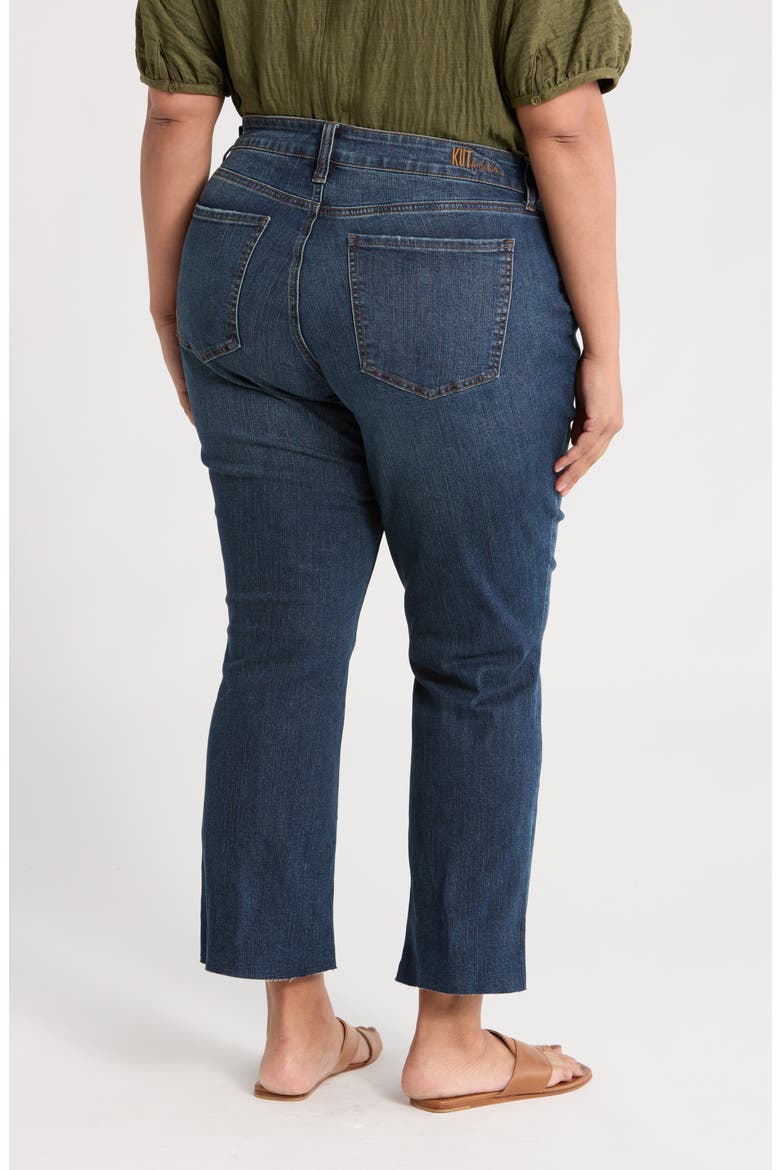 Nikki Raw Hem Kick Flare Jeans, Alternate, color, IVY