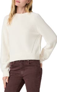 PAIGE Zaire Merino Wool & Organic Cotton Blend Sweater