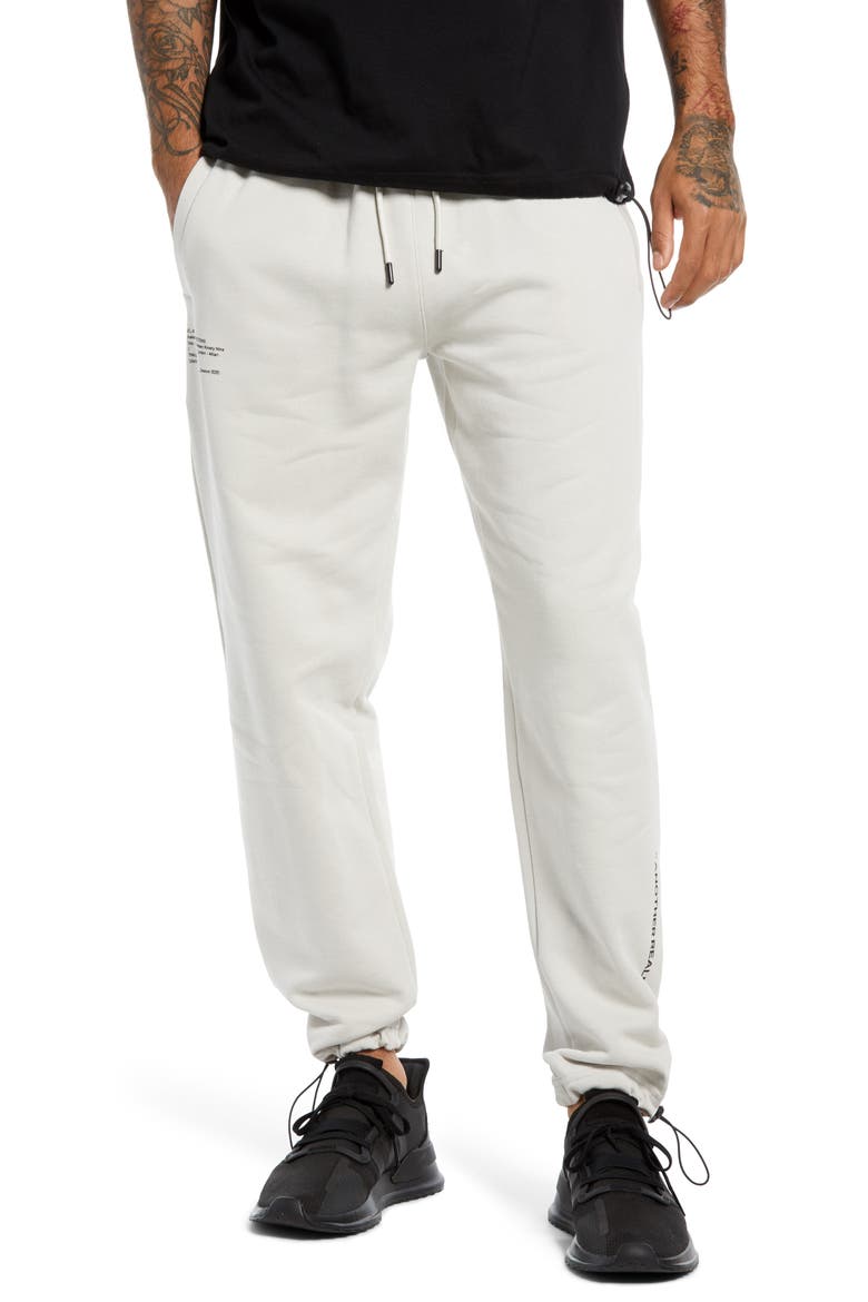 Print Bungee Joggers, Main, color, IVORY