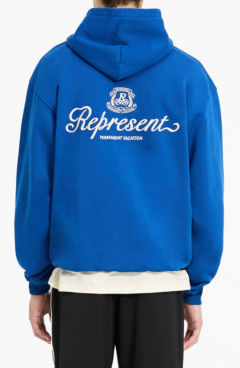 Represent Permanent Vacation Oversize Graphic Hoodie, Alternate, color, 