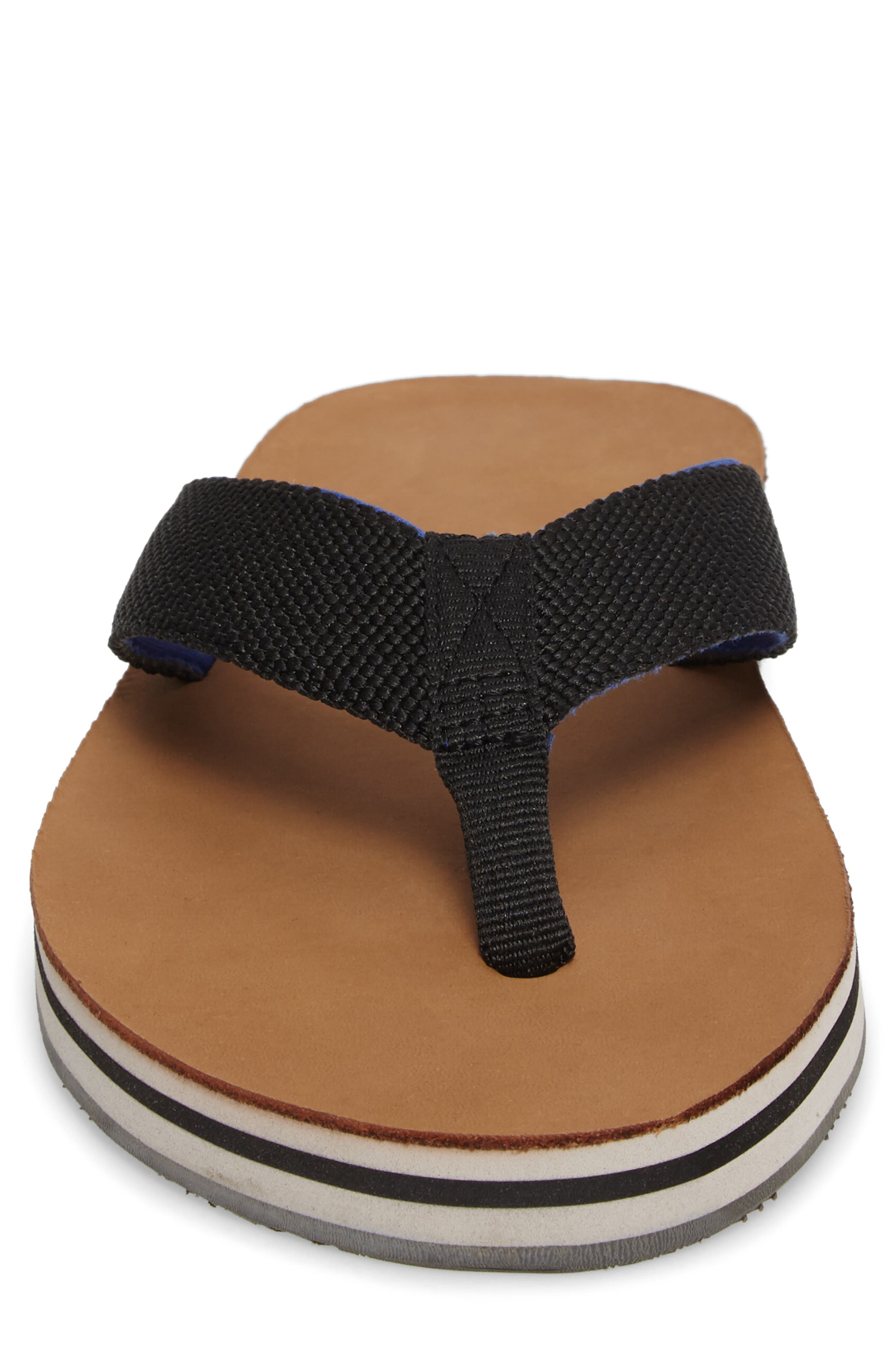 'Scouts' Flip Flop, Alternate, color, BLACK/NAVY