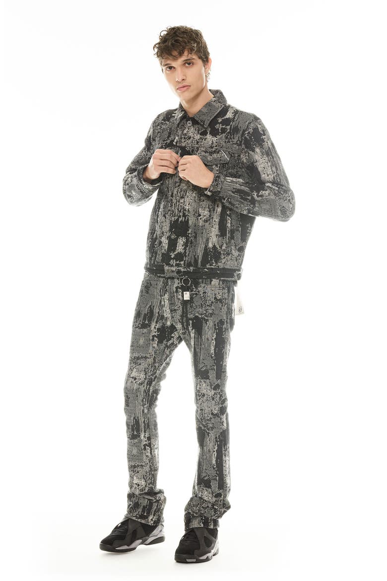 Type II Denim Jacket, Alternate, color, DIGI BLACK